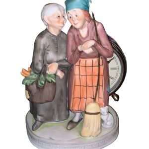 Lefton Figurine- Two Old Ladies Gossiping